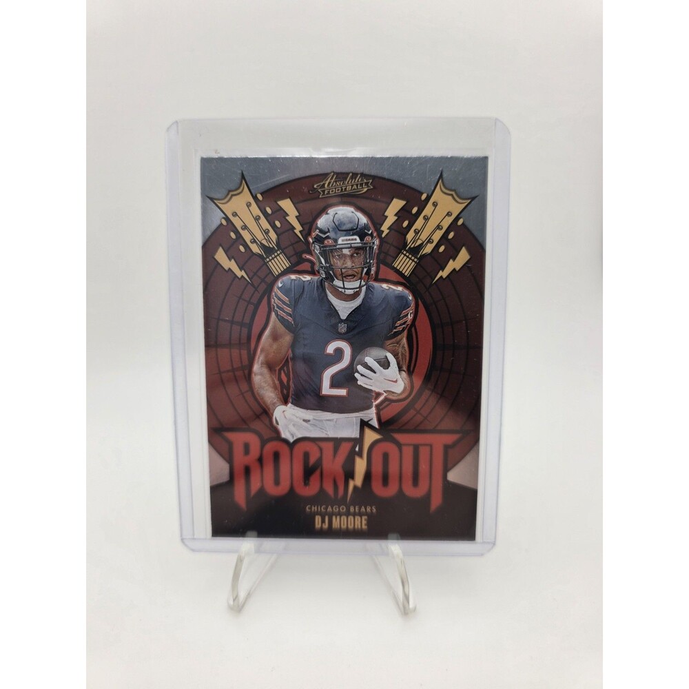 2024 Panini Absolute #RO-DME DJ Moore Rock Out Chicago Bears NM Insert Football
